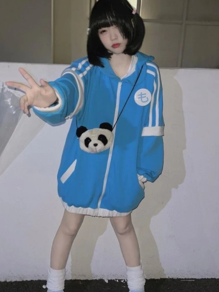 

Japanese New Kawaii Jackets Women All Match Loose Y2k Aesthetic Coats Girls Harajuku Grunge Fairy Jacket Cute Chaquetas Mujer