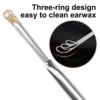 귀이개 귀청소 Ear Tools Stainless Steel Silver Earpick Wax Remover Curette Cleaner Health Care Tools Ear Pick Handle Design 1