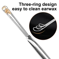 귀이개 귀청소 Ear Tools Stainless Steel Silver Earpick Wax Remover Curette Cleaner Health Care Tools Ear Pick Handle Design 1