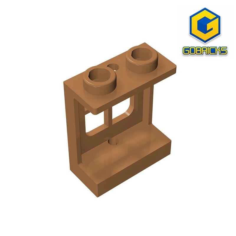 

Gobrick GDS-784 Window, 1x2x2, плоскость, одно отверстие, верхняя и нижняя части для стекла-1x2x2 окно, совместимое с lego 60032, сделай сам
