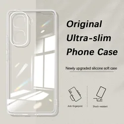 Premium Transparent Shockproof Phone Case - Camera Protective Soft TPU Silicone Cover for Vivo iQOO Neo11 (China) (Clear)