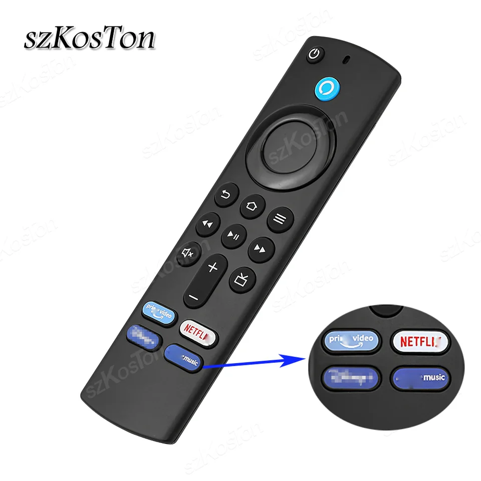 Télécommande Vocale De Rechange Avec Fonction Vocale Pour Smart TV Stick AMZ (4K, 2e Génération, 3e Génération, Life), Pour AMZ Smart TV Cube (1ère Génération, 2e Génération, 3e Génération), Smart TV