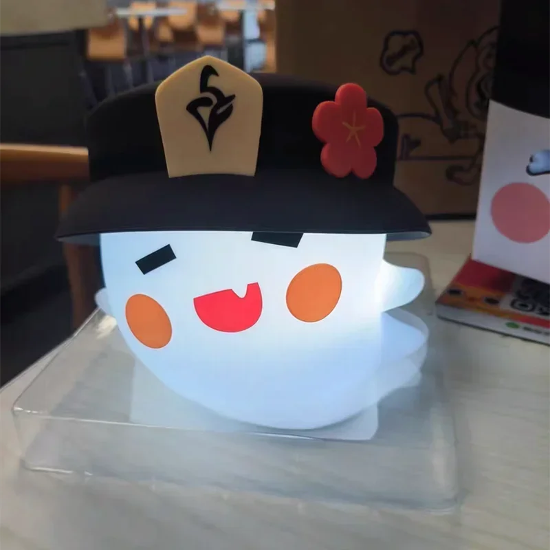 

Аниме Genshin столкновенная реальная модель модели Фо игрушка Косплей Призрак силиконовые фигурки Светодиодная настольная лампа фонарь