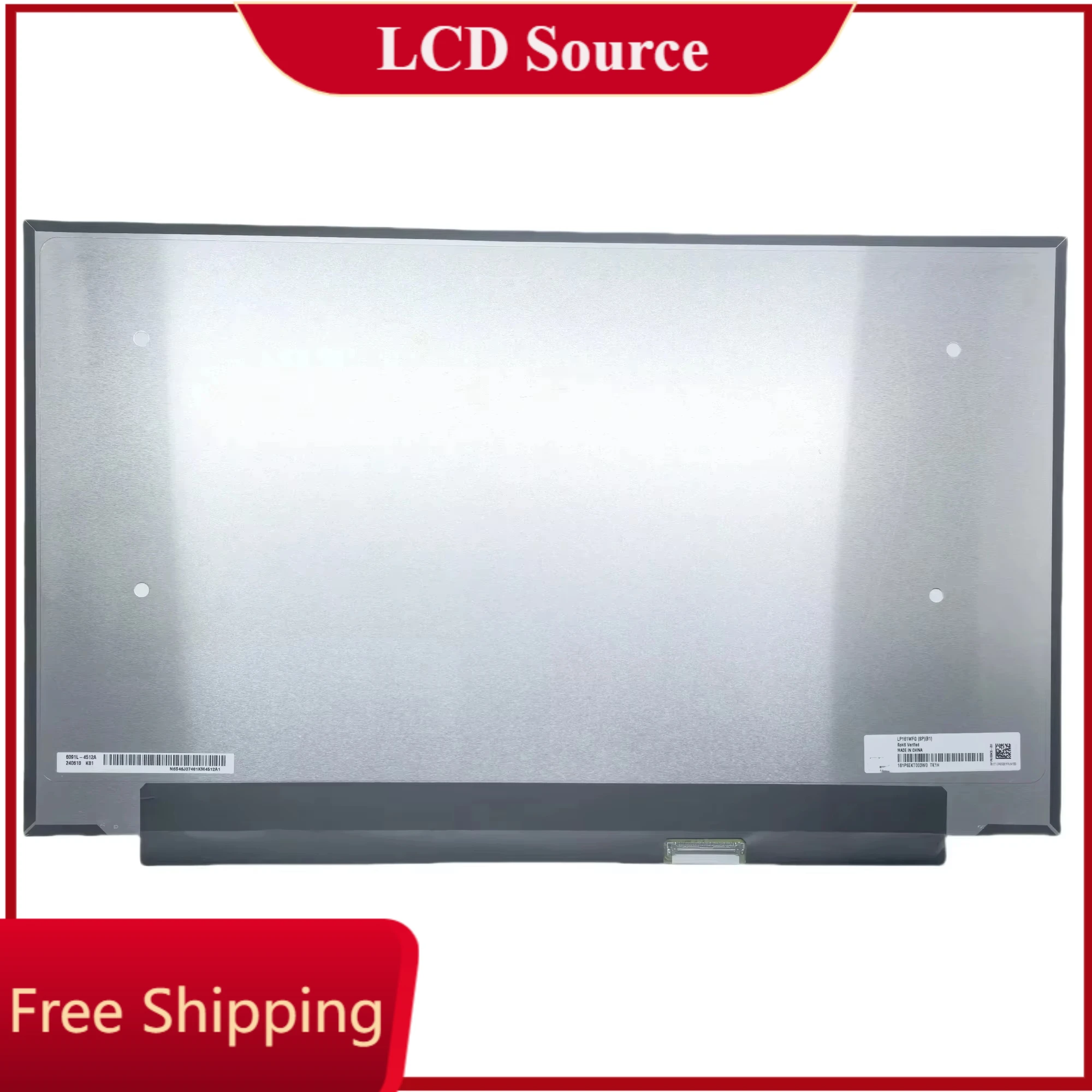 16.1 인치 LP161WFG-SPB1 IPS 165Hz 40 핀 FHD 1920X1080 디스플레이 패널 노트북 LCD 화면 비 터치
