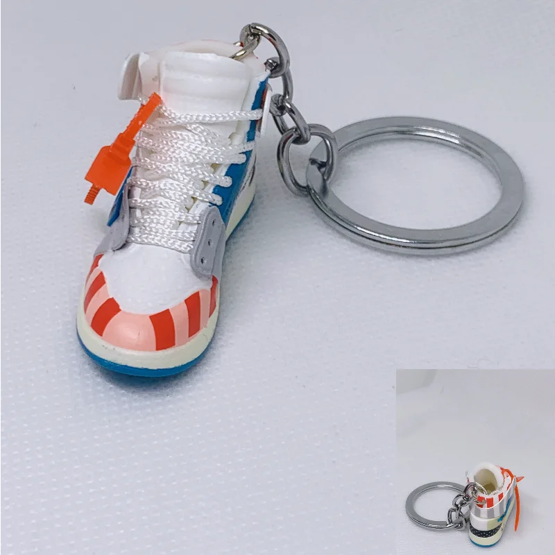 5CM Creative 3D Mini Winged Basketball Shoes Three-dimensional Model Keychain Sports Shoe Lovers Souvenir Keyring 2022 Year Gift ladies halloween costumes