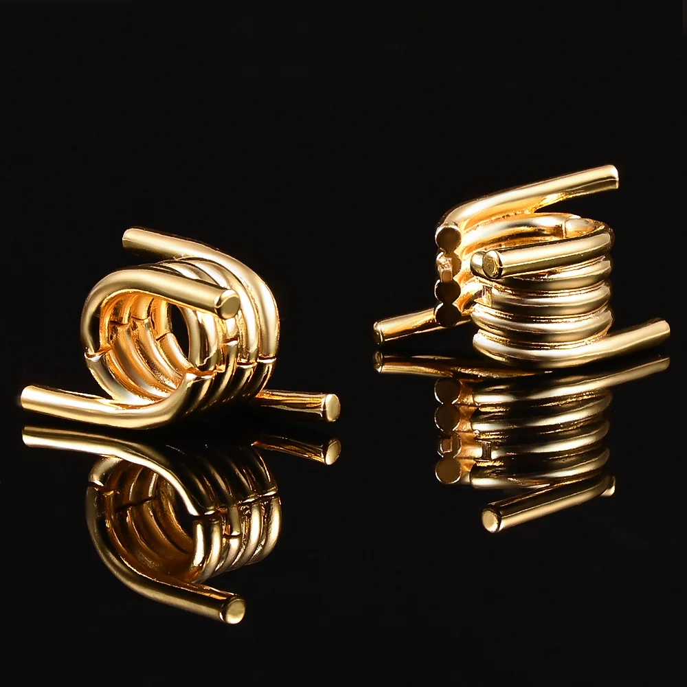 Vanku 2pcs 00g Stacker Rings Lobe Cuff Ear Gauges Plugs Ear Tunnels Stretcher Earring Clip on Cartilage Wedding Body Jewelry