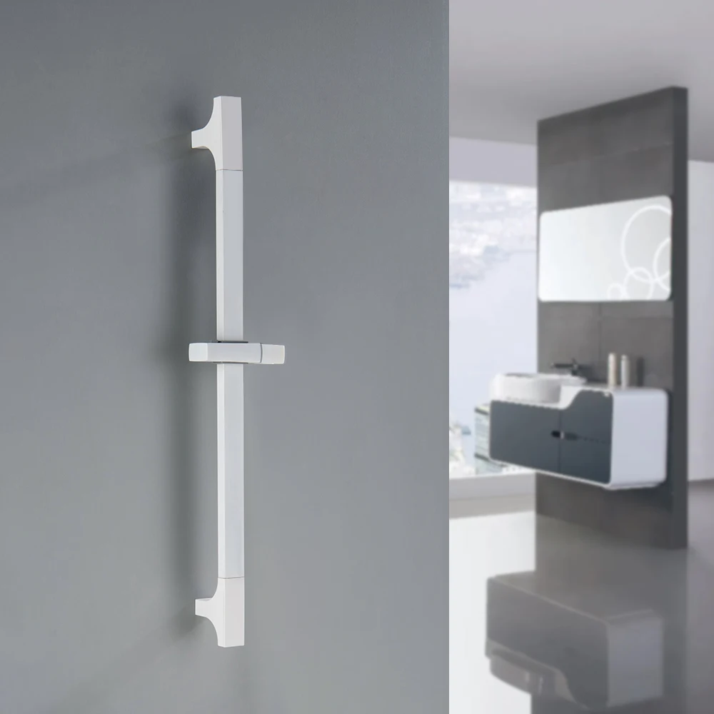 Height Adjustable Shower Bar Wall Mounted Adjustable Shower Bar Set