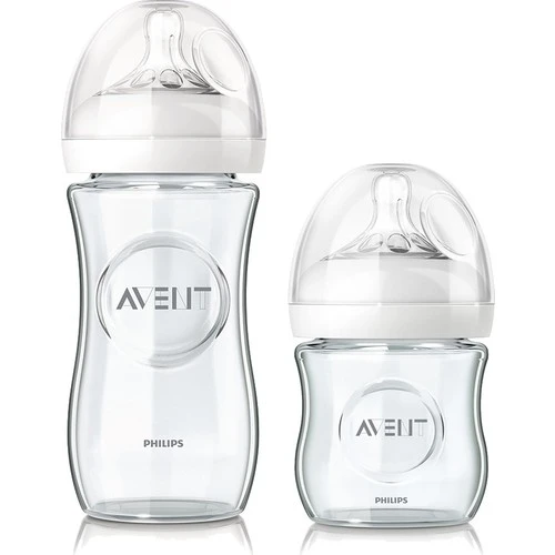 Specificiteit Ruïneren elf Philips Avent Natural Glass Baby Bottle Set 2'li 240 Ml And 120 Ml-baby  Feeding Bpa Free - Bottles - AliExpress