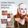 7 IN 1 LED Facial Beauty Mask with Neck 7-Color Lights Skin Rejuvenation Beauty Instrument Anti Acne Remove Wrinkles LED Mask 1