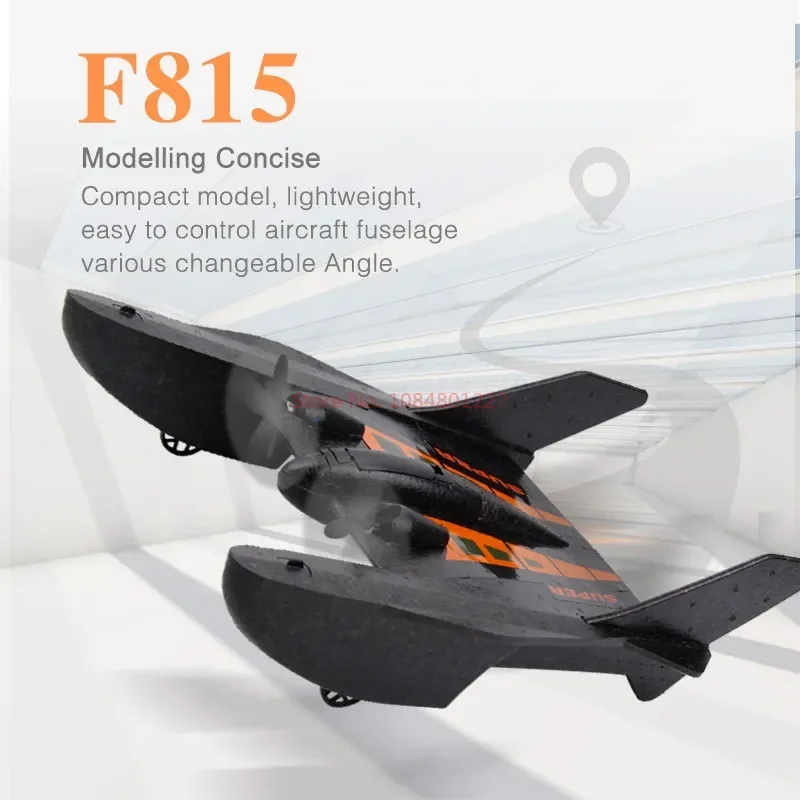 전자 리모컨 FX815 RC 2 채널 항공기 고정익 글라이더, 리모컨 우주선 모형 수상 비행기 장난감 선물, 2.4g
