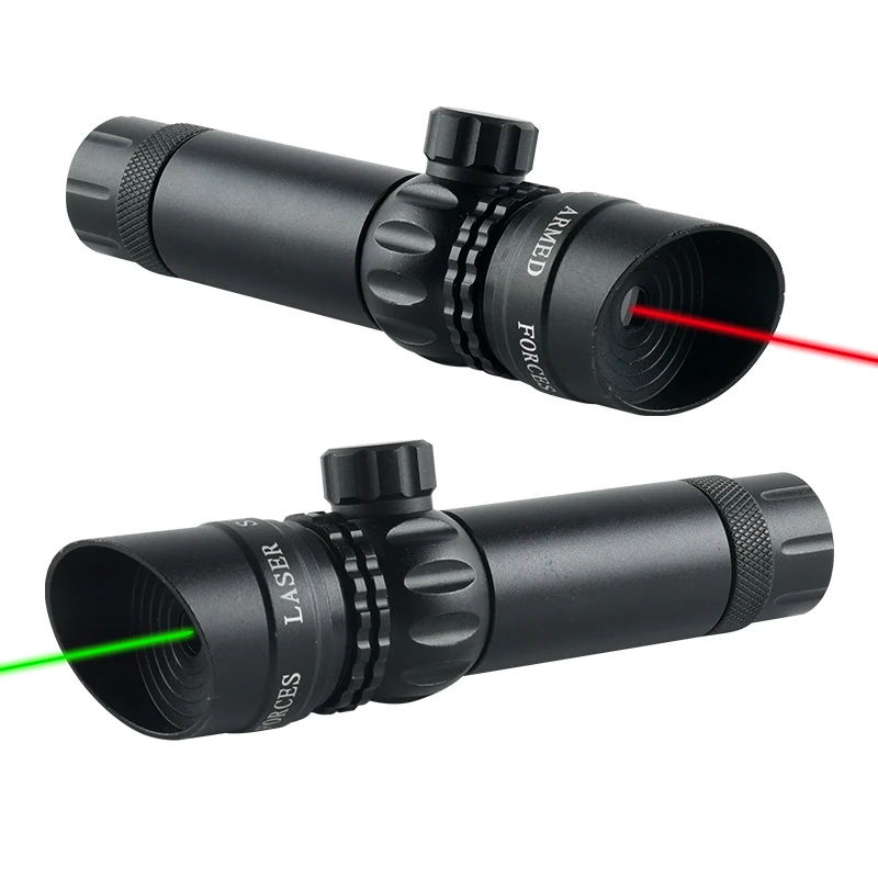 Laser Sight Red Dot Laser Sight 532nm Green Laser Sight Red Hunting Emitter + 20mm Ring Rail QD Barrel Scope Mount + W/Remote Switch + 16340BY