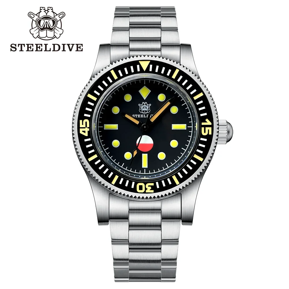 

STEELDIVE SD1952T V3 Fifty Sturgeon 30Bar Waterproof Sapphire Mirror Ceramic Bezel Super Luminous NH35 Men Mechanical Dive Watch