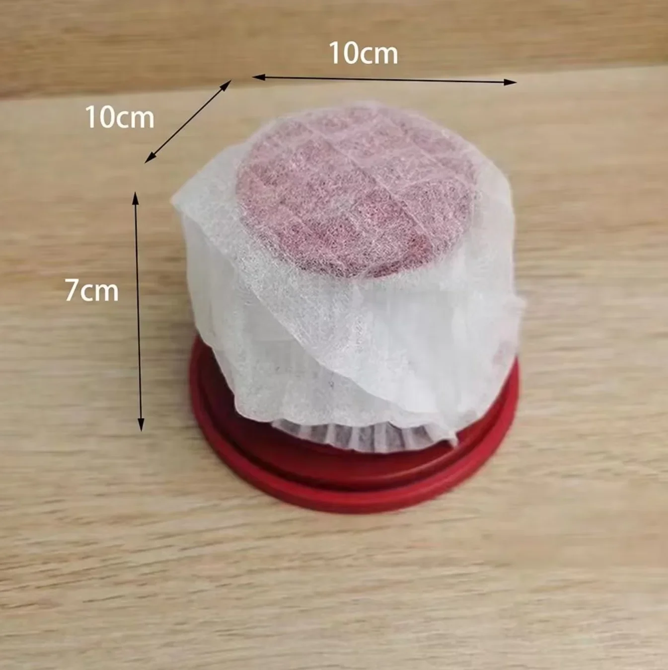 100Pcs Disposable Vacuum Cleaner Filter Element Universal Non-woven Filter Screen Sleeve Vacuum Cleaner Element