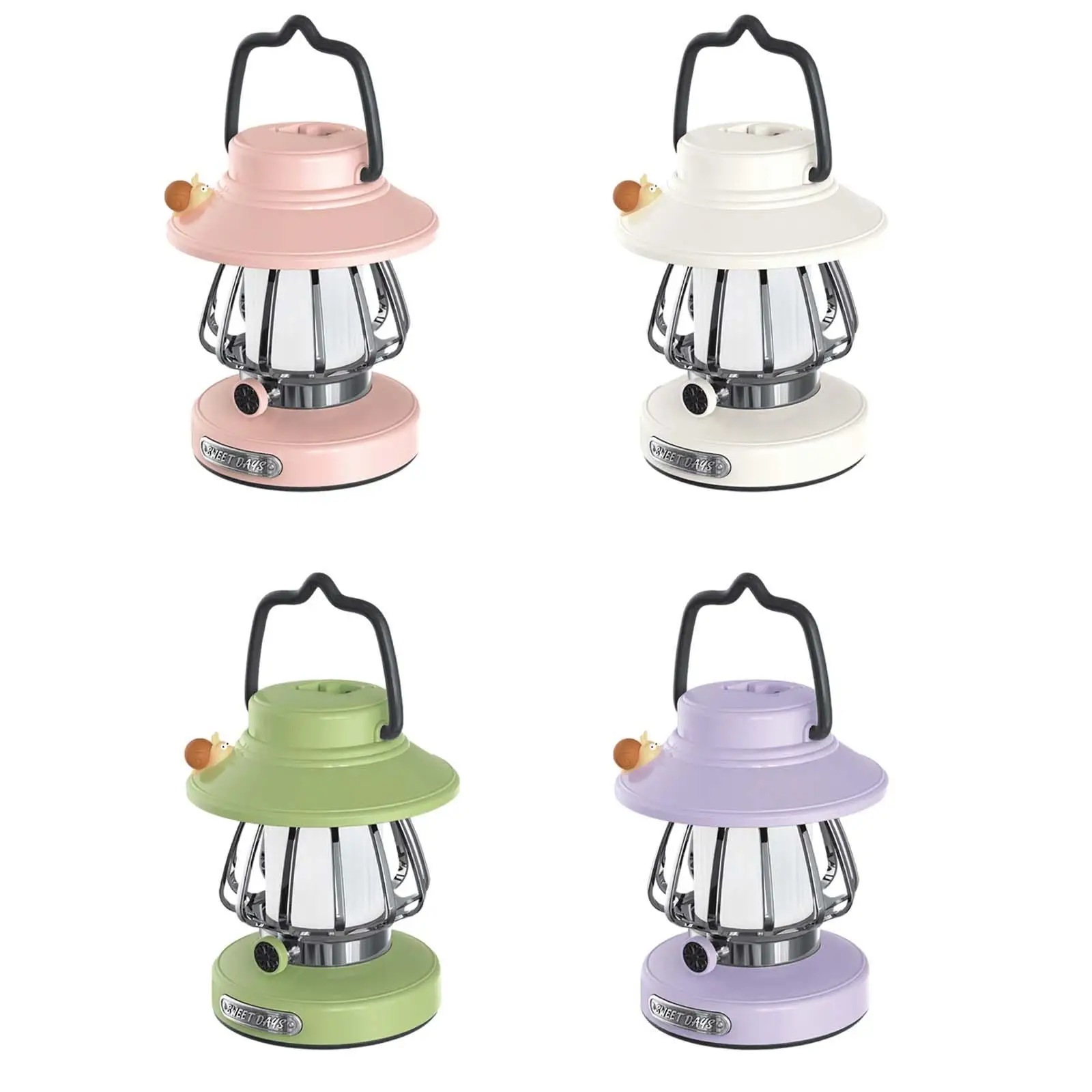 

Camping Lantern USB Lightweight Cartoon Camping Light for BBQ Outdoor Picnic
