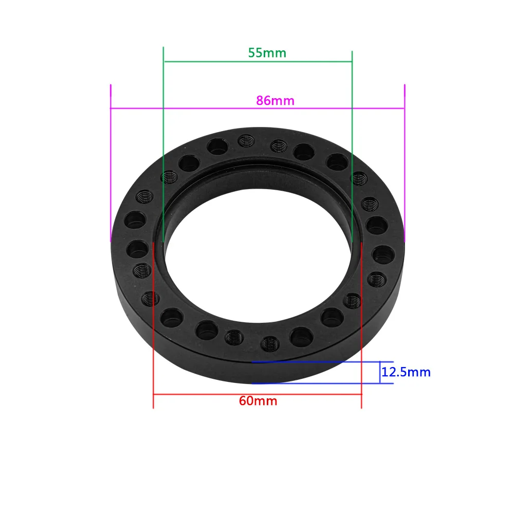 Auto Accessories Steering Wheel Hub PCD Adapter Spacer Kit For Momo Nardi OMP Sparco Universal Aluminum Steering Wheel Spacer — view 5