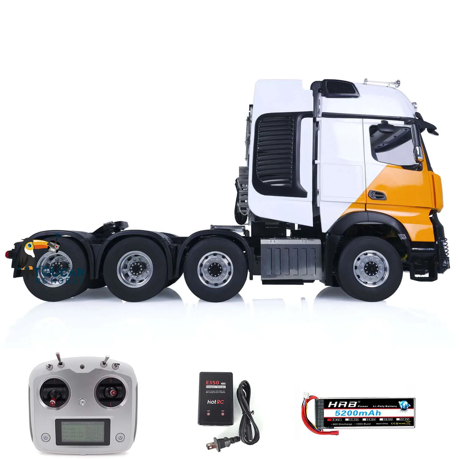 1/14 LESU Metal RTR DIY RC Tractor Truck Remote Control Car Model Assembled Painted Toy for Toucanhobby Boys Vehicle Thzh1479 3