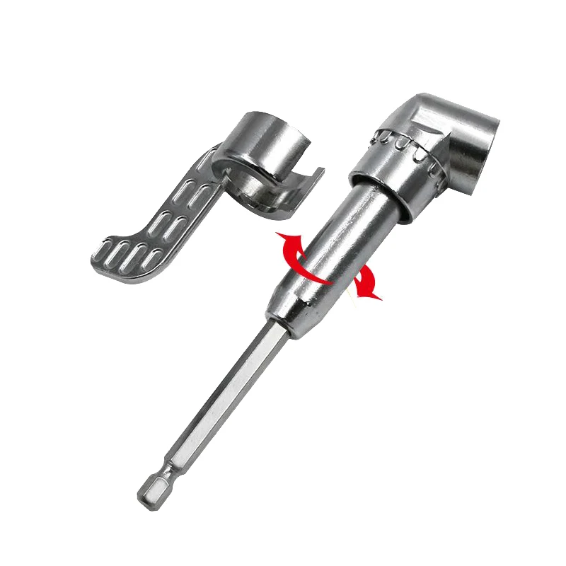 105 Degree Right Angle Drill Adapter Flexible Shaft Extension Bit for Screwdriver Hand Tools Magnetic Bit Socket Power Drill - 5