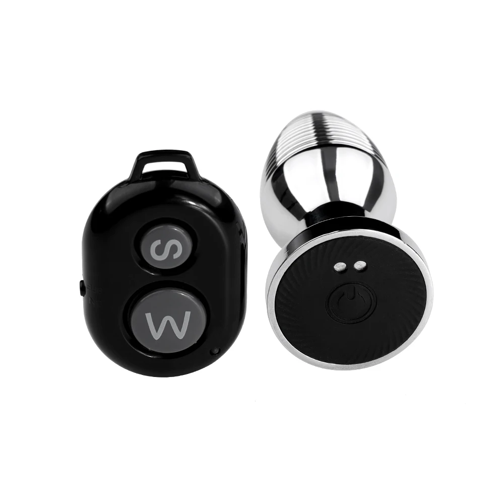 Metal Konu Titreşimli Anal Plug Seks Oyuncakları Vibratör Erkekler Için Prostat Masajı Titreşim hine_voghion.com