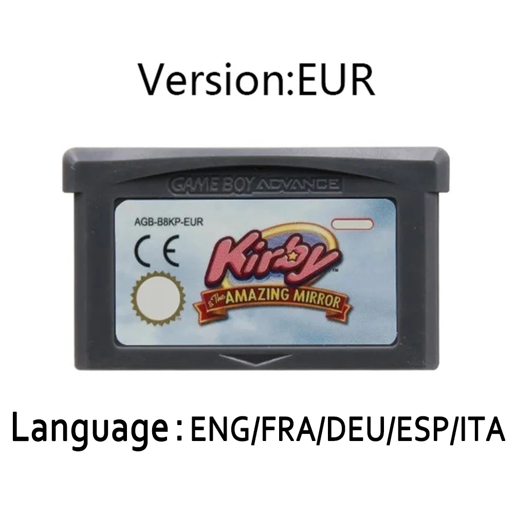 Kirby 32-Bit Game Cartridge: Amazing Mirror & Nightmare in Dream Land