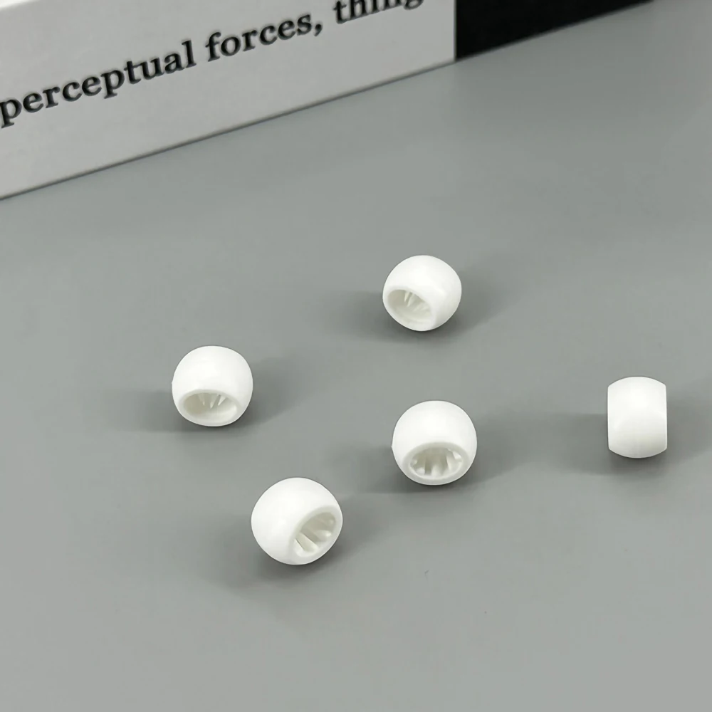 50 Pezzi Cord End Lock - Chiusure Scorrevoli Per Braccialetti Eventi In Plastica Nera - Foto 7