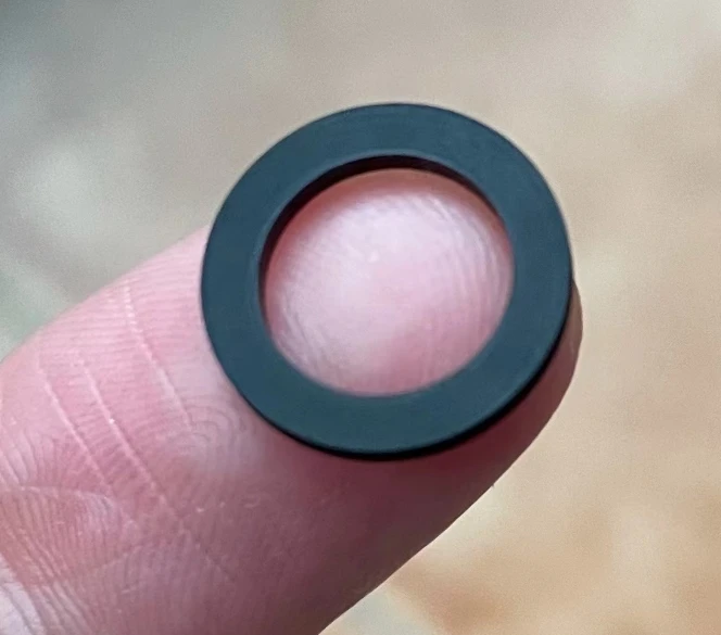 1 Pz Per Sony Wm-F55 Wm-F65 Tcm-9 Tcm-57 Tcs-470 Ruota In Gomma Inattiva Anello