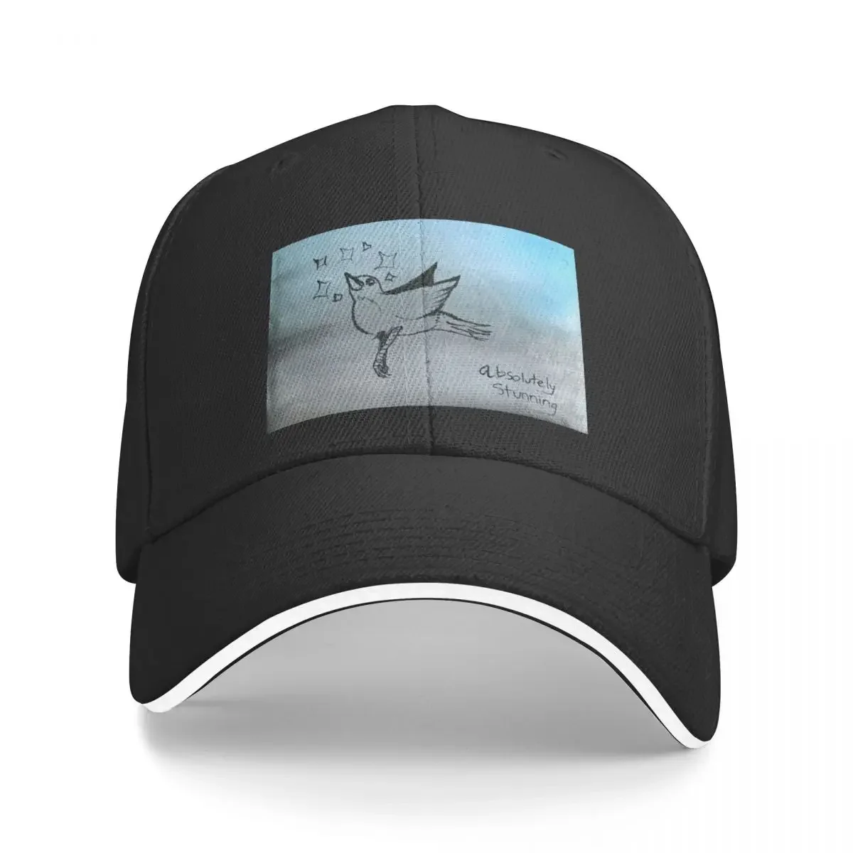 

Absolutely Stunning Bird on Acrylic Sky Baseball Cap New In The Hat sun hat Golf Wear Men Women's