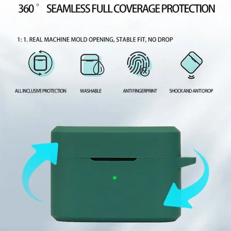 Durable Silicone Headphone Protective Case - Shockproof & Dustproof Sleeve