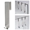 Bathroom Shower Door Back Hook Stainless Steel Hooks Glass Door Shower Towel Rack  Bathroom Bathrobe Hanger Holder Hooks 2