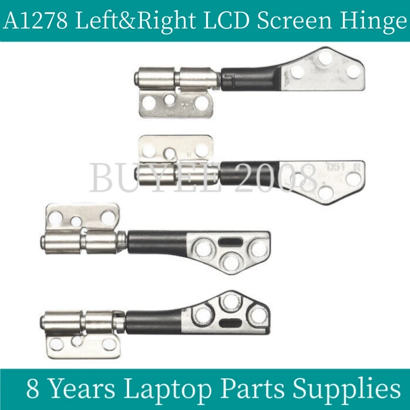 

New A1278 LCD Screen Left & Right LCD Hinge Set For Macbook Pro 13" A1278 MB466 2008 2009 2010 2011 2012 Screen Display Hinges