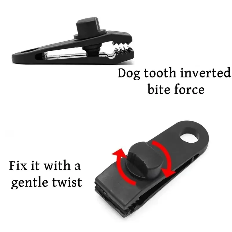 Outdoor Tent Clips Camping Tarpaulin Clamps