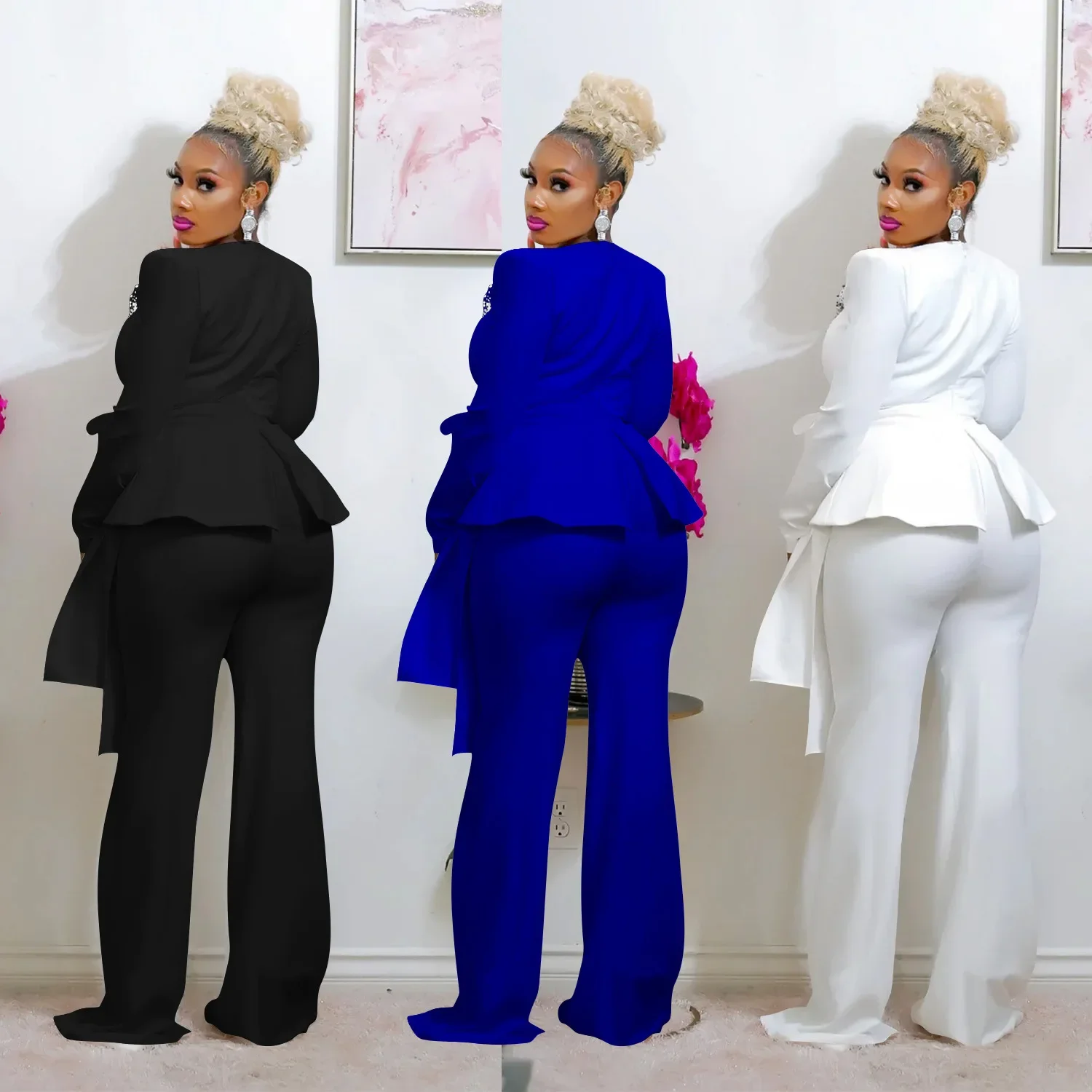 Рисунок 3 - Женский брючный костюм с длинным рукавом