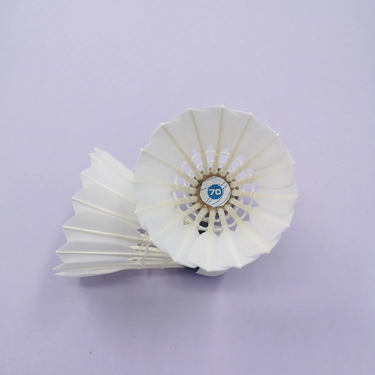 Dmantis D70 BWF Approved Professial Goose Feather Badmint Shuttlecock 12Pcs Internatial Tournament Grade_voghion.com