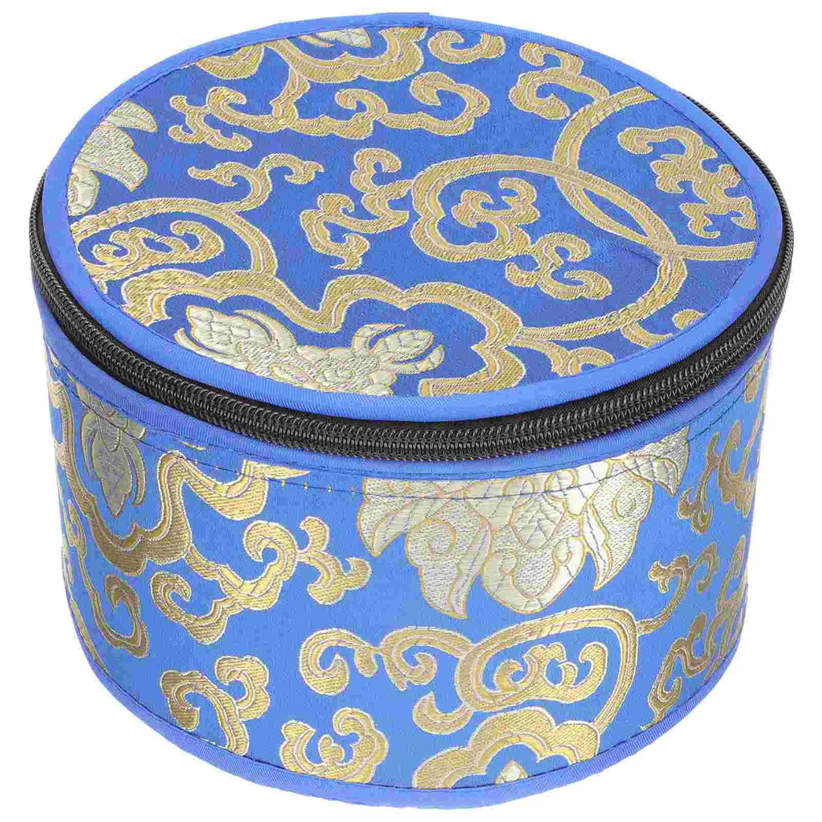 

Small Container Storage Box Suitcase Buddha Sound Bowl Pouch Tibetan Singing Bag