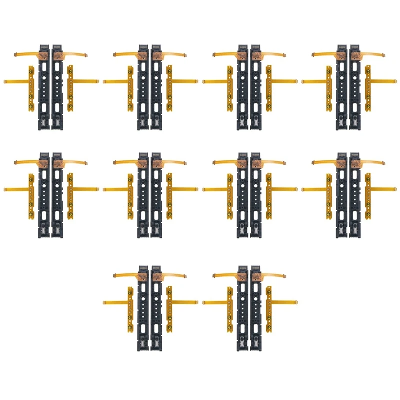 

10X Replacement LR Slide Left Right Slider Rail With SL SR Flex Cable For Nintend Switch NS Joy-Con Joycon Controller