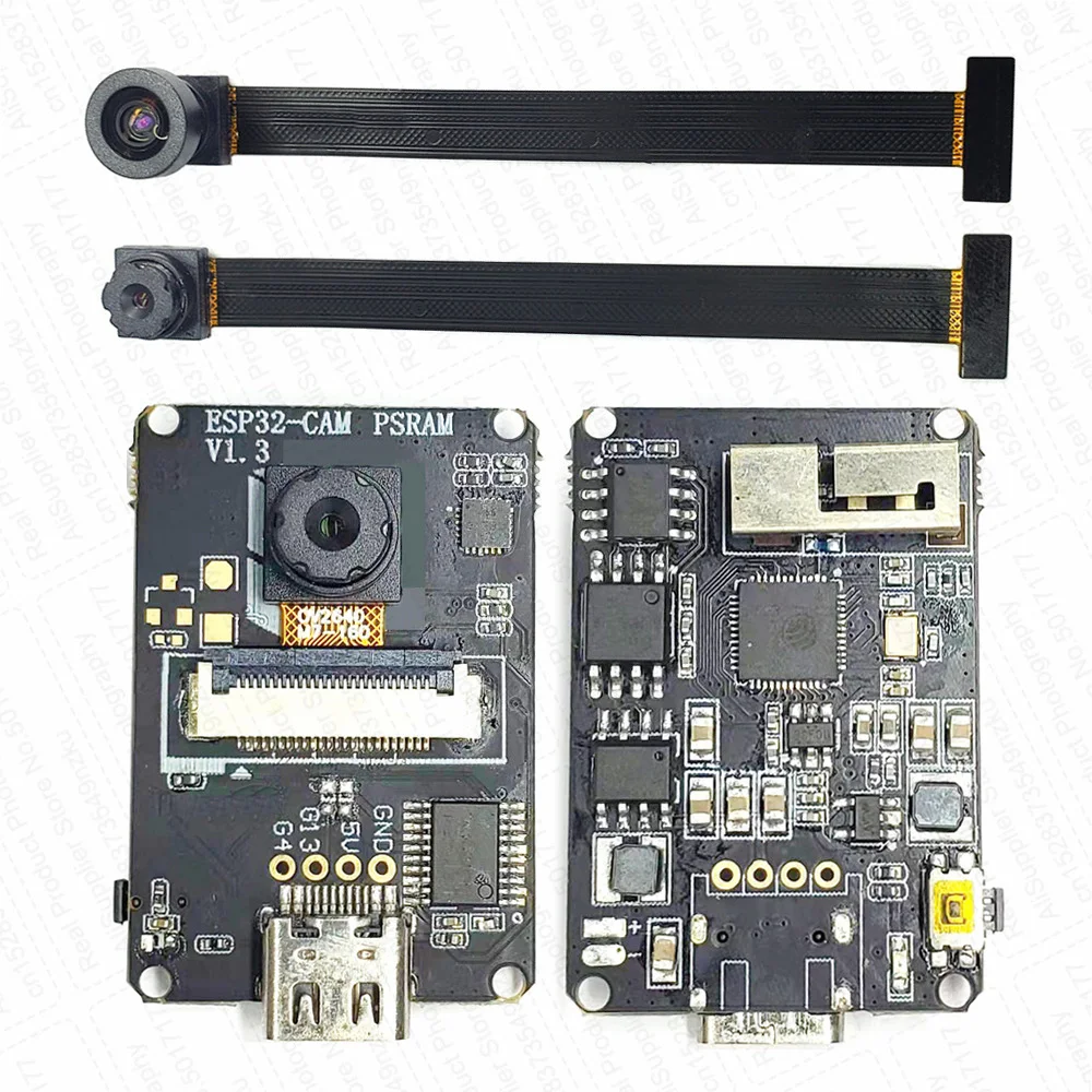 ESP32 CAM Camera Module Kit 2.4 GHz WiFi Bluetooth 8MB PSRAM OV2640 Camera  Module 66 120 160 Degree 850nm Night Vision 2MP