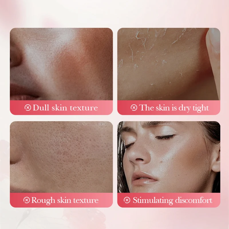 SADOER Rose Face Mask Moisturizing Whitening Hydrating Anti-Aging Facial Masks Sheet Mask for Face Skin Care Products