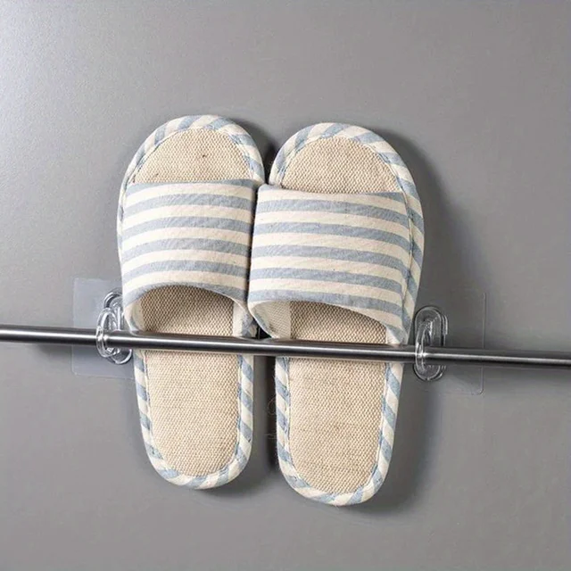 Crochets ronds muraux multifonctionnels, 10 pièces, poinçonnage gratuit, support de rangement de pâte sans couture, cuisine salle de bains, anneau domestique 5