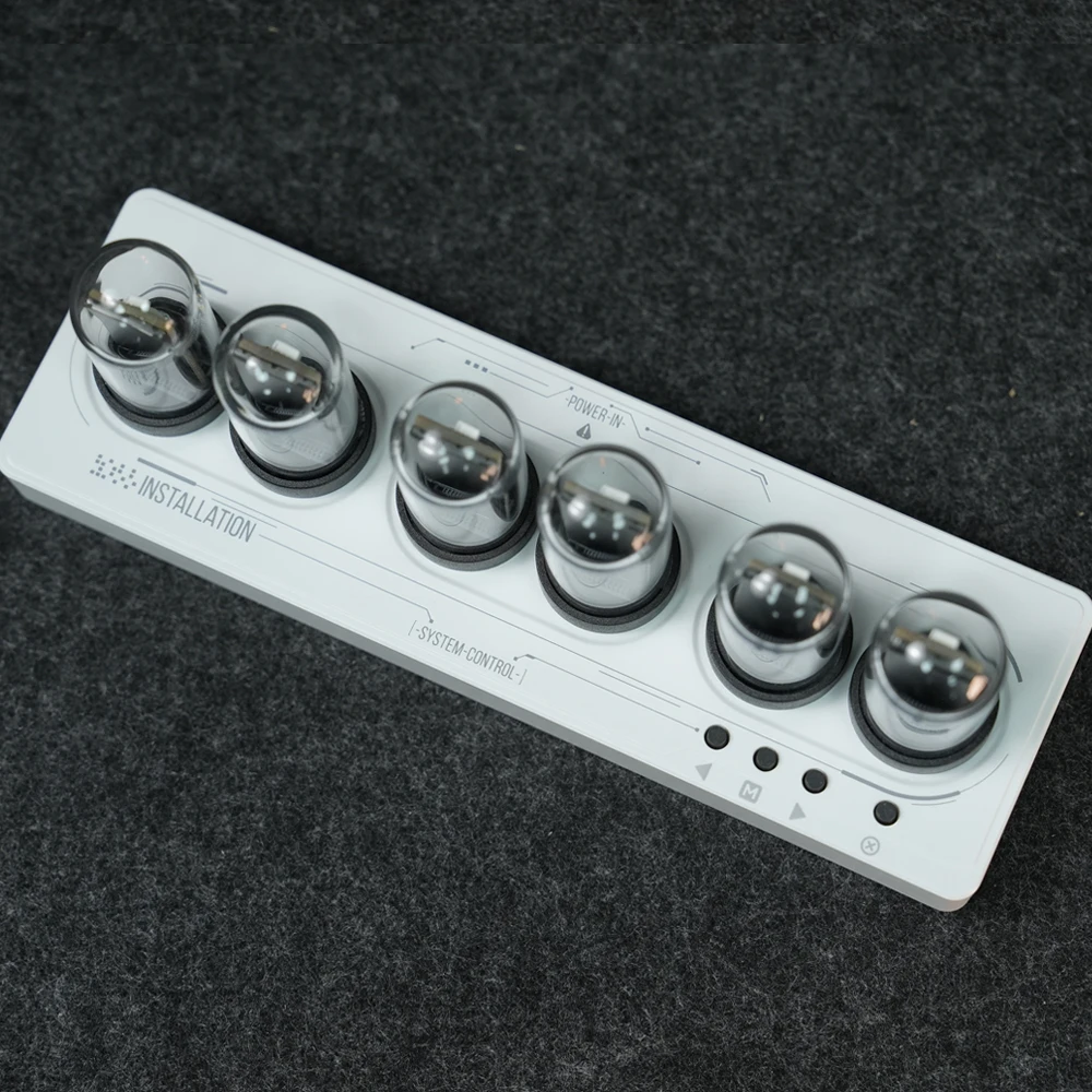 ساعة منبة WIFI التحكم IPS Nixie أنبوب المنبه مع أض...