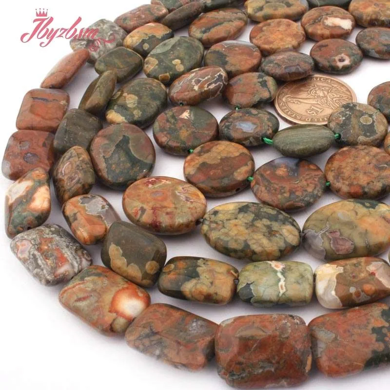 18mm/20mm Coin Natural Kambaba Jaspers Stone Beads For Bracelet Necklace Jewelry Making Strand 15 Inch Free Shipping