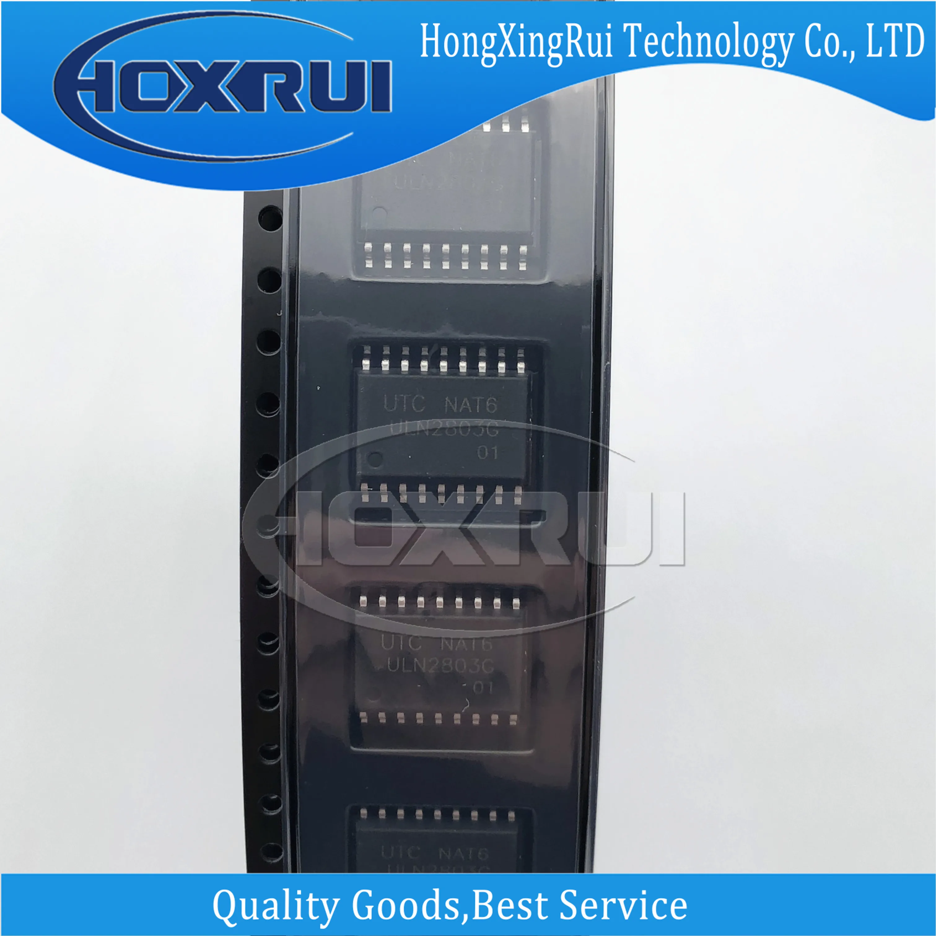 

5 pcs/lot ULN2803G-S18-R SOP18 ULN2803G NPN Darlington bipolar transistor 8-channel