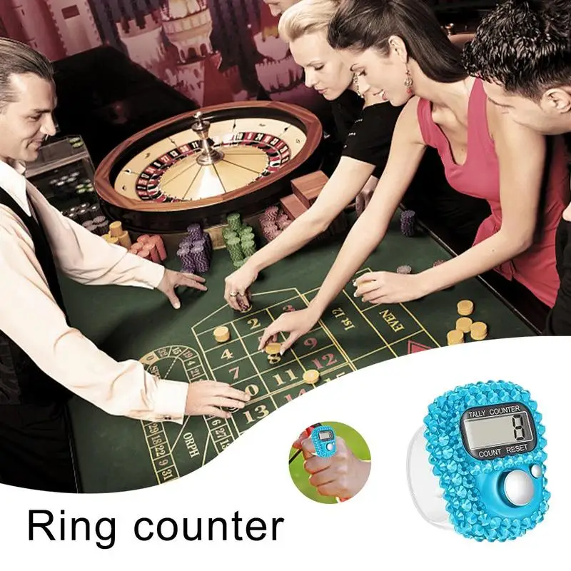 Finger Counter Hand Counter Clicker Manual Hand Clicker Counter Finger Tally Counter Portable Electronic Finger Tally Counter 4