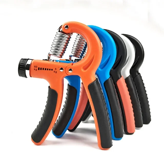 Counting Grip Strength Tester, Hand Trainer, Professional Wrist Strength Tester, 5-60KG Adjustable