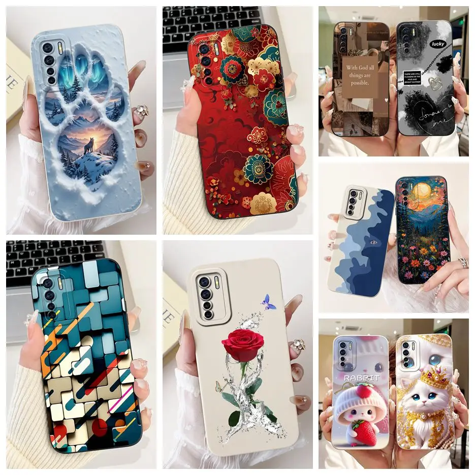 Luxury Candy Painted Soft TPU Phone Case - Premium Cover
