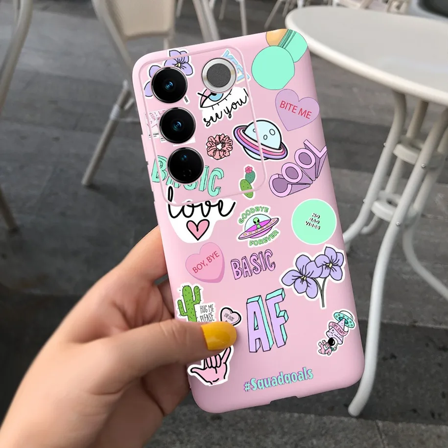 Fashion Candy Color Painted Soft Shell Back Cover Case