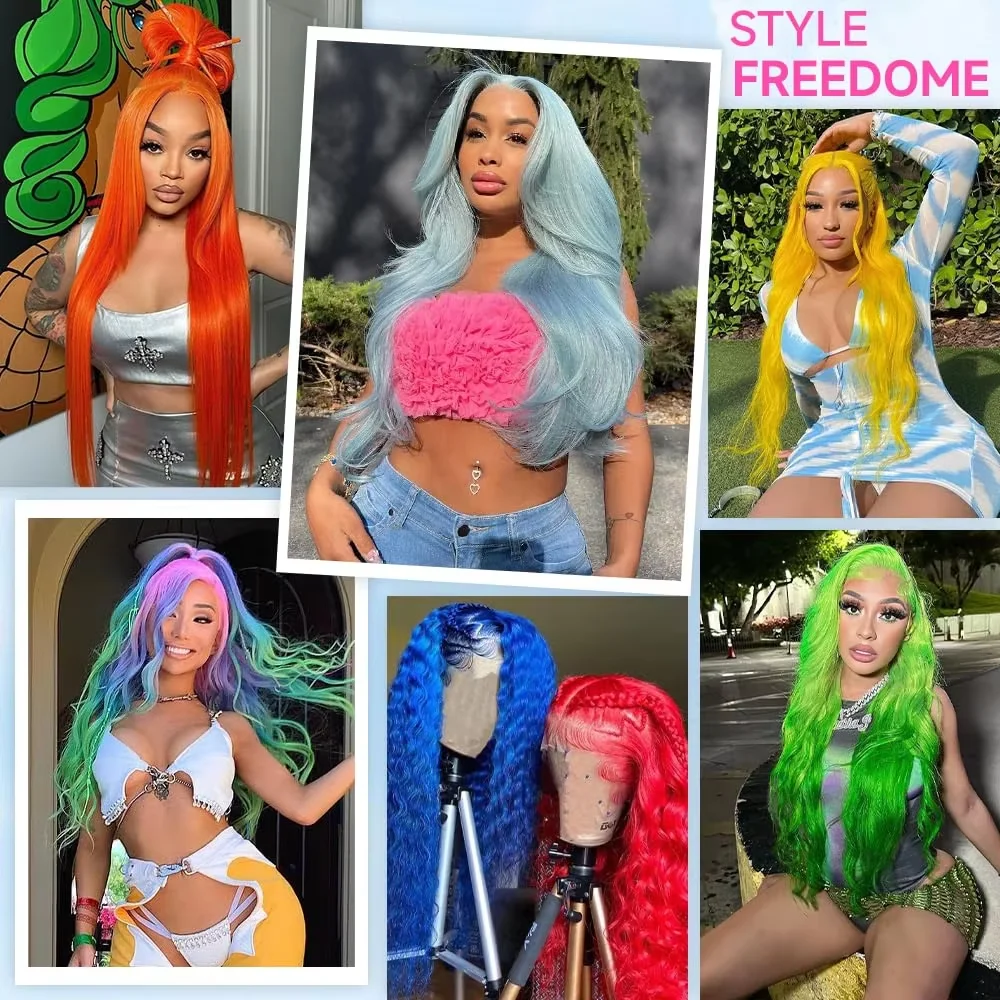 250% 40 Inch 613 Blonde Bone Straight Human Hair Wig Pre Plucked 13x6 Body Wave HD Lace Front Lace Frontal Wig Human Hair Wigs 6