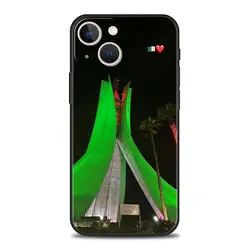 Algeria Passport Design Soft TPU Protective Phone Case for iPhone 12 Pro (A1)
