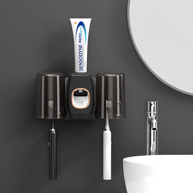 Simple Wall mounted Lazy Automatic Labor saving One touch Toothpaste