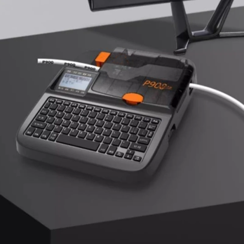 블루투스 자동 핸드헬드 번호기 프린터, PVC 슬리브 스티커, P900