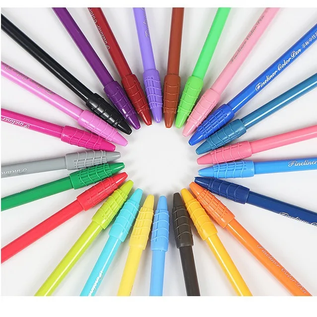 24Color Colorful Fine Point Pens for Bullet Journaling Note Taking Writing Drawing Coloring Cute Japanese Stationery Vintage Pen - 5