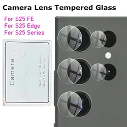 Premium HD Tempered Glass Camera Lens Protector - Anti - Scratch Cap for Enhanced Camera Protection (For Galaxy S25)
